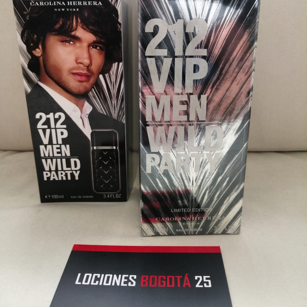 CAROLINA HERRERA 212 VIP MEN WILD PARTY