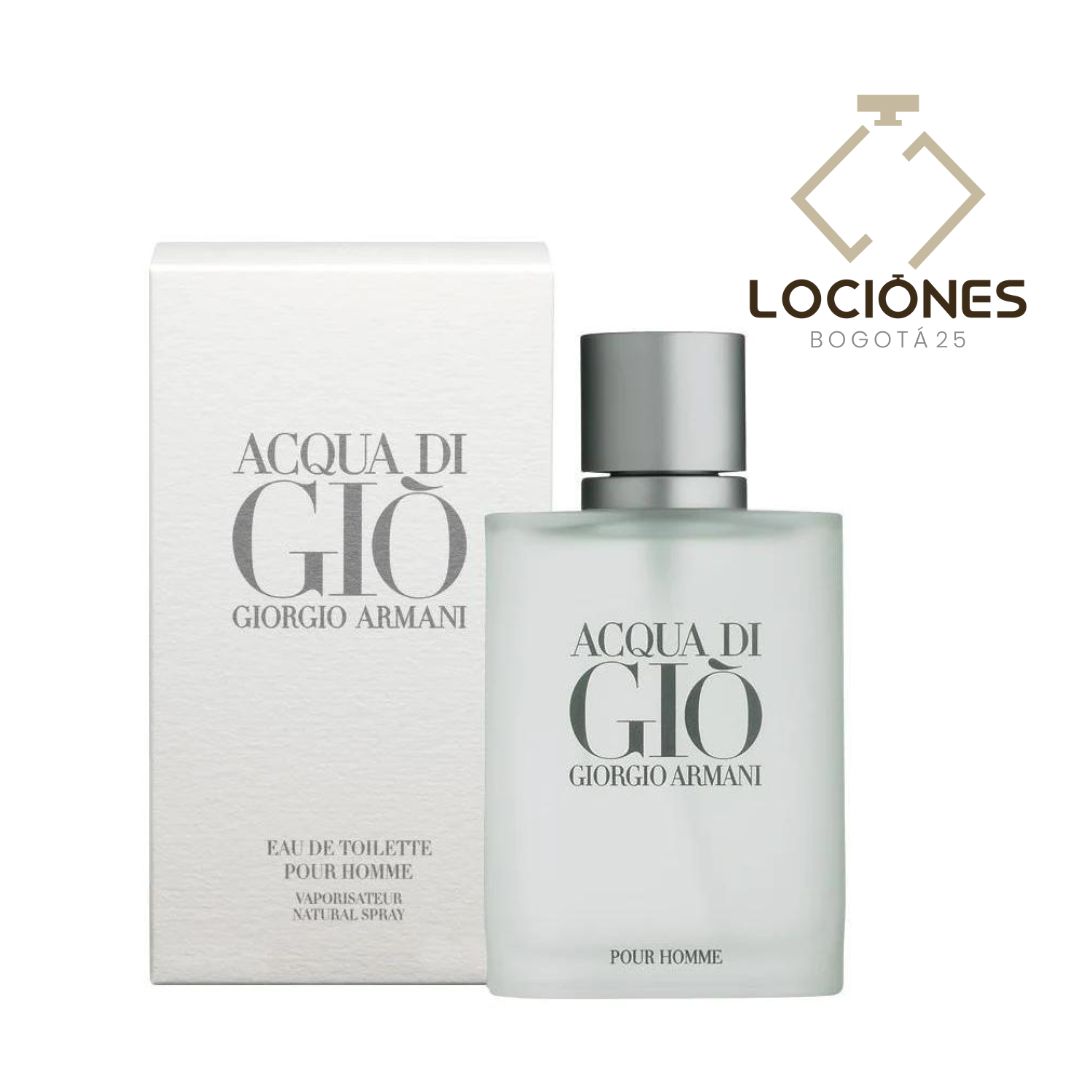 Perfume Acqua Di Gio Armani - Eau De Toilette - 100ml - Hombre – Perfumes  Bogotá